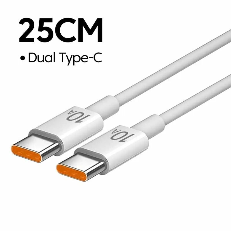 40W Fast Charger Type C Dual Port PD Fast Charging Charger Adapter For iPhone 15 14 Samsung S23 Xiaomi 10A USB C To USB C Cable