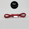 1Pair Waxed Cotton Round Shoe laces Coloured Leather Shoes lace Waterproof ShoeLaces Men Boots Shoelace Shoestring