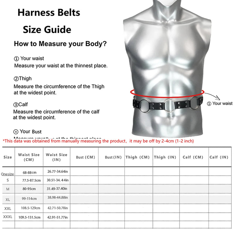 Women Fashion Pu Leather Harness Waist Belt Suspenders for Women Punk Decorative Waist Belt Straps Gothic Clothing Accessories