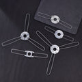 4Pcs 2-Forks 3-Forks Galvanized Fixing Spring Clip Spring Buckle For Fixing Lampshade Shrapnel DIY For Pandent Lamps Lanterns