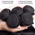 Brazilian Virgin Long Straight Human Hair Bundles 40‑42 Inch Double Weft 1/3/4 Bundles Human Hair Weave Extensions