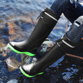 Winter Thickened Anti-slip Men's Rain Boots High Waterproof Reflective Work Fishing Shoes Warm Water Shoes Rubber Shoes for Men