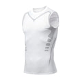 Summer Men Shapewear Ionic Shaping Vest Sleeveless Shirt Tight Compression Shirts Tank Top Body Shaper Breathable Ice Silk Vest