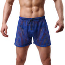 WOXUAN Men's Hollow Boxers New Fashion Loose Sexy Mesh | SAMAG