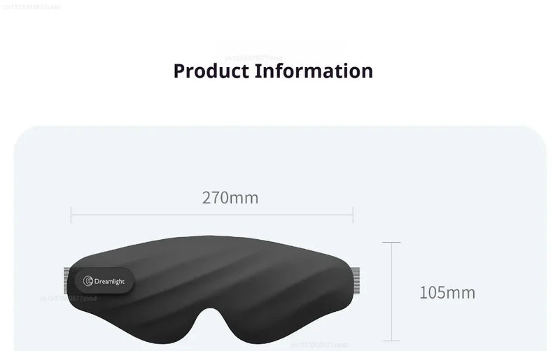 Dreamlight 3/4S Eye Mask Sleep 3D Stereoscopic Sleep Aid for Men Women Adult for Sleeping Block Out Light Travel Eye Mask
