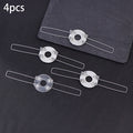 4Pcs 2-Forks 3-Forks Galvanized Fixing Spring Clip Spring Buckle For Fixing Lampshade Shrapnel DIY For Pandent Lamps Lanterns