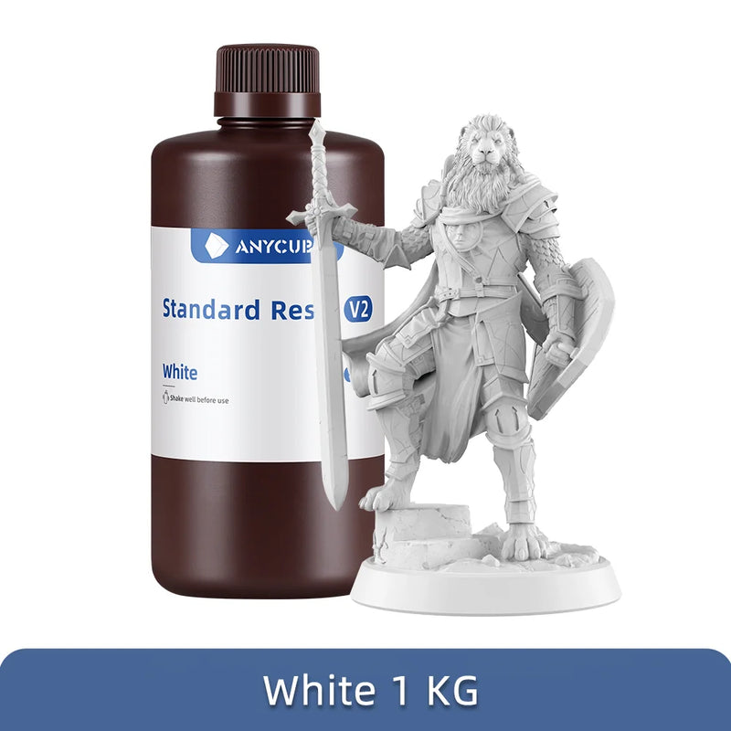 ANYCUBIC 405nm UV Standard Resin / Standard Resin V2 For LCD 3D Printer Photon Mono M7 3D Printing Resin UV Sensitive Resin 1kg