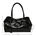2025 New PU Leather Tote Bag Slouchy Hobo Handbag Fashion Shoulder Bag Large Top Handle Bag for Women Work Shopping Travel