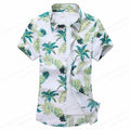 Summer Floral Hawaiian Shirts Men Fashion Short Sleeve | SAMAG