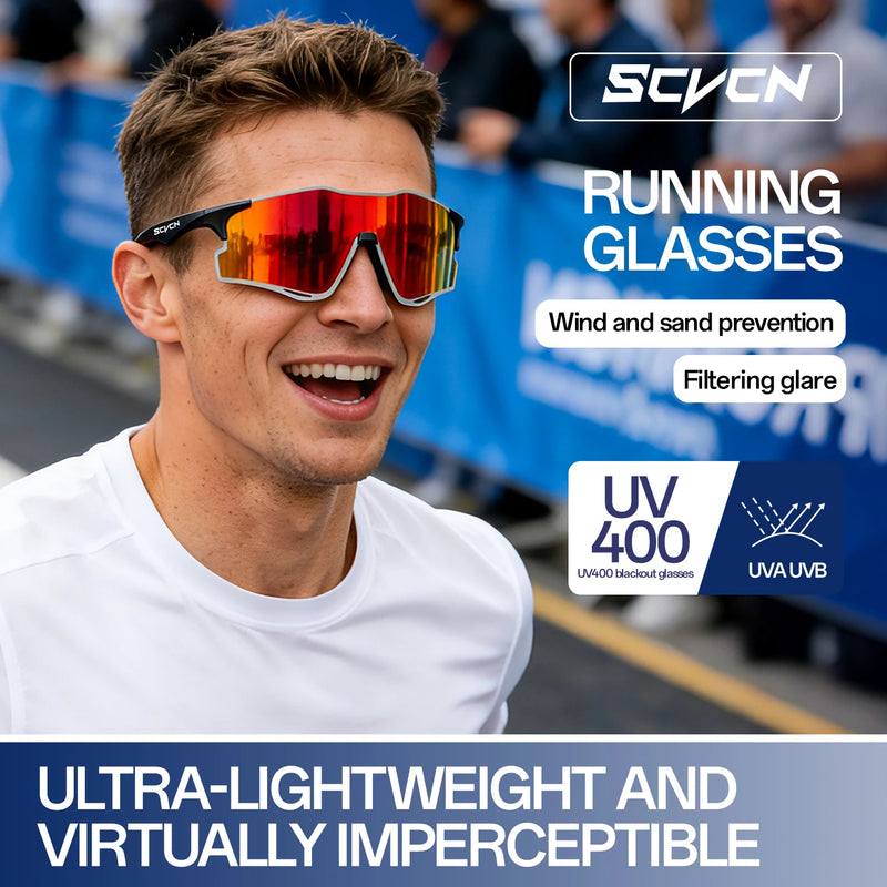 Scvcn Photochromic Running Sunglasses Men Women Marathon - View 2 | SAMAG
