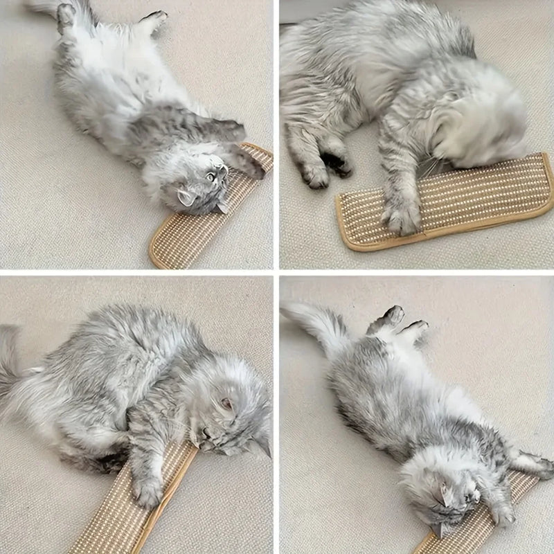 Cat Toy Game Pillow and Cat Scratching Pad for Solo Play and Intimate Interaction