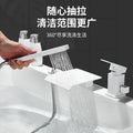 Waterfall Bathtub Faucet Deck Mounted 3 Holes Bathroom Tub Sink Mixers with Handshower Widespread Bath Tub Tap Gold/Black/Gold