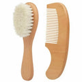 Wooden Baby Hair Brush Comb Soft Baby Bath Brush Clean Hair Body Gentlely Newborn Protect Shower Infant Wash Care Tool