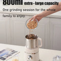 SUNATUR 500W Home Use Food Processor Multifunctional Kitchen Grinder for Coffee Spices Baby Food with Large Capacity