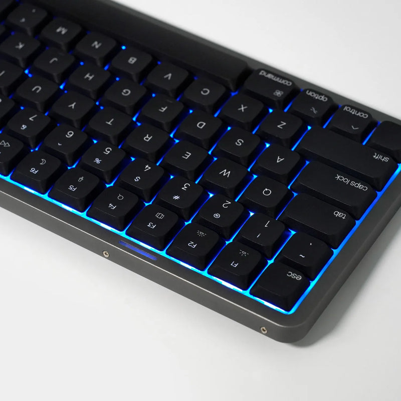 Akko Air 01 Mechanical Keyboard 75% 84-Key Mac Layout Custom Low Profile Hot-swappable RGB Tri-mode Keyboard Gasket Aluminum