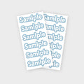 2 Sheets 12pcs Custom Name Stickers for Kids and Adults, Personalized Labels, Ideal for School, Bottles, and Gifts,Easy to Apply