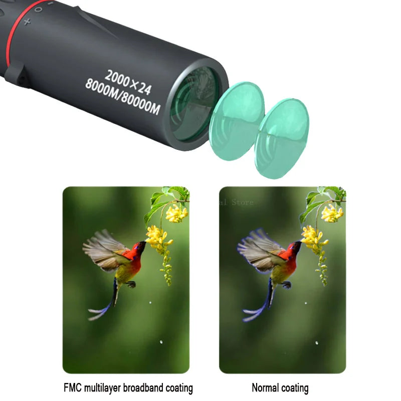 2000x24 Monocular Telescope Mini Portable Binocular - View 3 | SAMAG