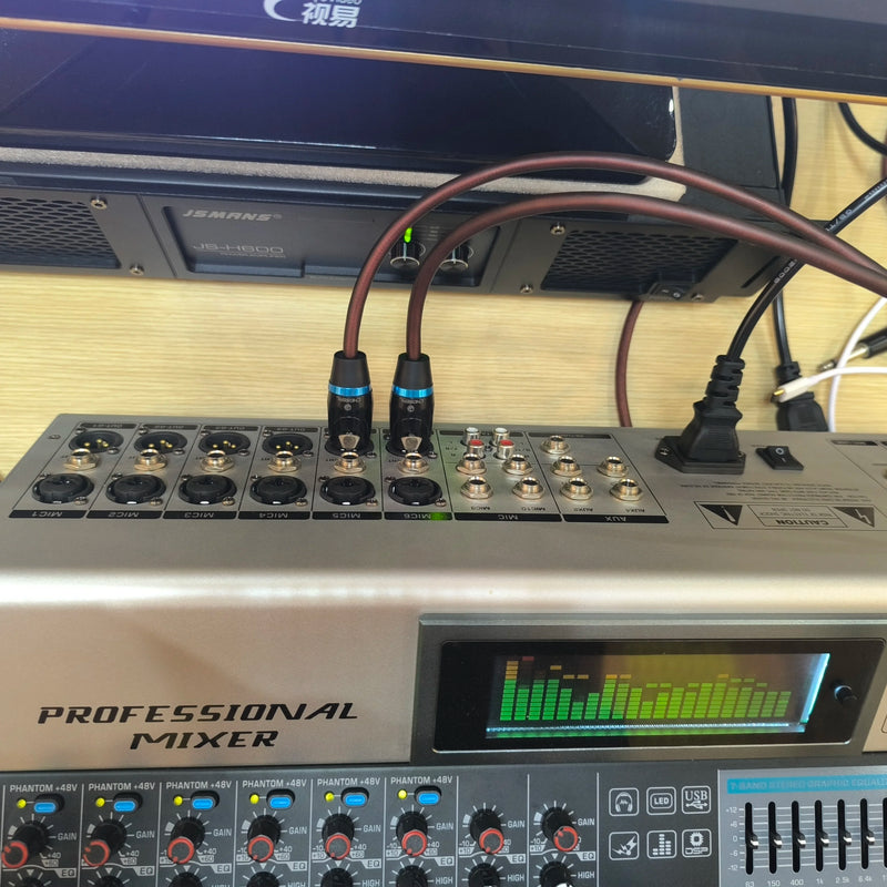 DJ Sound Controller Professional mixer 14/18/-channel dual 99DSP stage performance USB MP3 Bluetooth audio mixer Studio Audio