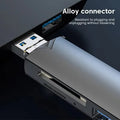 6 In 1 OTG Multifunction USB 3.0 Card Reader U Disk TYPE-C/Usb/Tf/Sd Flash Drive Memory Card for Adapter Phone Laptop Compute