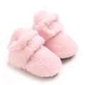 PINK Super Cute Winter Snow Baby Boots Cute Bear Warm Booties For Kids Soft Sole Infant Newborn Toddler Baby Girl Shoes