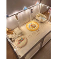 DIY Dog Playpen Puppy Cat Rabbit Ferret Transparent Pet Pen Easy Assemble Whelp Crate Kennel Cage Enclosure with Wheels
