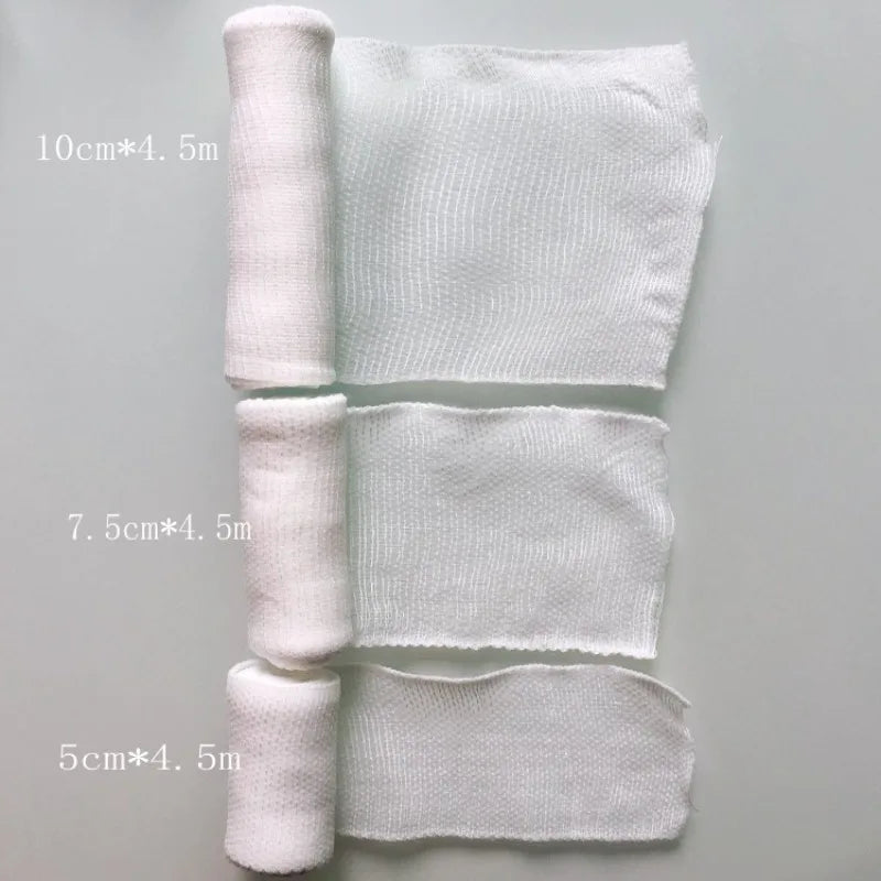 1 Rolls/Lot 10cmx4.5m PBT Elastic Bandage First Aid Kit Gauze Roll Wound Dressing Medical Nursing Emergency Care Bandage