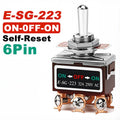 High Current Rocker Switch 2/3/4/6/8/9/12Pin Self Reset/Self-locking Toggle Switch Copper Pin 32A 250VAC Power Button Switch