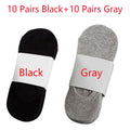 5/10/20 Pairs Summer Boat Socks For Men Non-slip Silicone | SAMAG