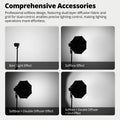 AMBITFUL Q3 80cm GODOX Mount Softbox SA-GD Speed Ring Matt box Light box For GODOX ML100 BI ML60 AD300Pro LED Flashlight