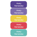 120pcs Custom Name Stickers 2 Sheets Waterproof Labels for School Supplies, Clothing, Lunch Boxes, Water Bottles, Daycare