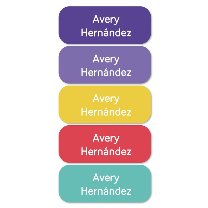 120pcs Custom Name Stickers 2 Sheets Waterproof Labels for School Supplies, Clothing, Lunch Boxes, Water Bottles, Daycare