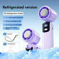 MIJIA Electric Fan Refrigeration Handheld Portable Desktop Outdoor Digital Display High-speed Folding Neck Hanging Fan NEW