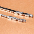 Modyle 316L Stainless Steel Sparkly Cubic Zircon Tennis Link Bracelets For Men and Women Gifts