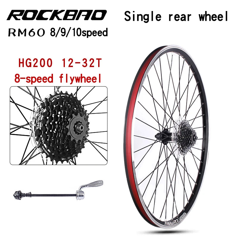 ROCKBAO 20 Inch Bike Wheelset 24 26 Aluminum Alloy - View 12 | SAMAG
