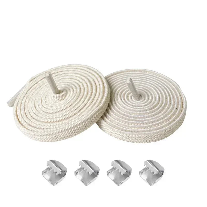 No Tie Shoe Laces Elastic Laces Sneakers 8MM Widened Flat Elastic Shoelaces Adult Quick Shoe Lace Rubber Bands for Shoes