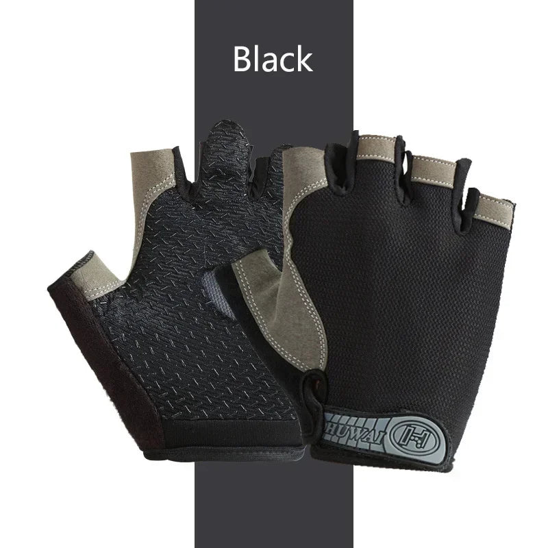 Half Finger Cycling Gloves Men Women Anti Slip Shock | SAMAG