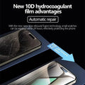5Pcs Full Cover Hydrogel Film For iPhone 13 12 11 14 15 Pro Max Screen Protector For iPhone 16 PRO XR XS MAX 17 8 Plus Not Glass
