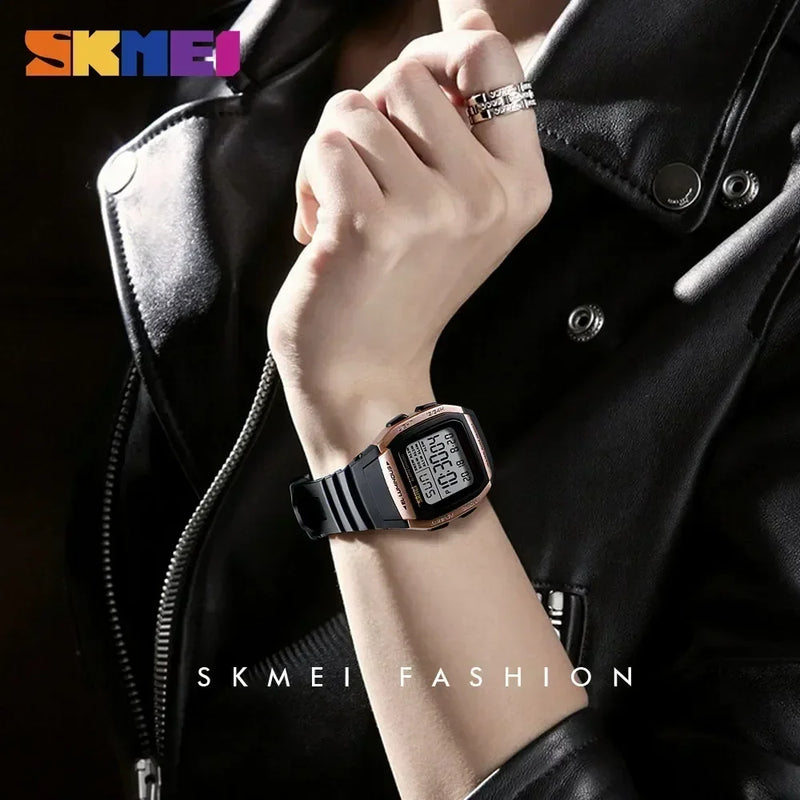SKMEI 1278  Chrono Countdown Men Wristwatch  Casual Outdoor Male Clock Luminous montre homme Digital Dual Time Sport Mens Watche