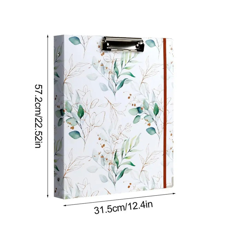 3 Ring Binder Portable 3Ring View Binder Non-Stick File Folders Letter Size Refillable Office Supplies with Divider School