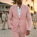 2 Pieces Lightweight Linen Suit Separates Jacket with Pants for Men Summer Wedding Groom Tuxedo Vestidos Madre Del Novio 2026