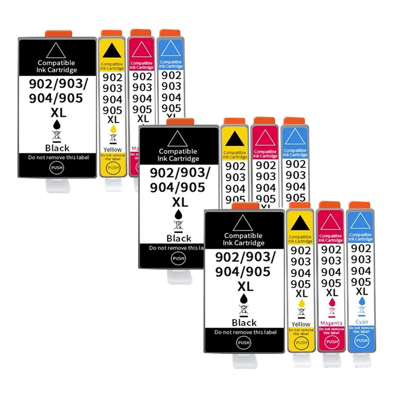 902XL 903XL 904XL 905XL Ink Cartridge Compatible for HP Officejet Pro 6950 6951 6954 6960 6970 6975 6968 6978 6979 6971