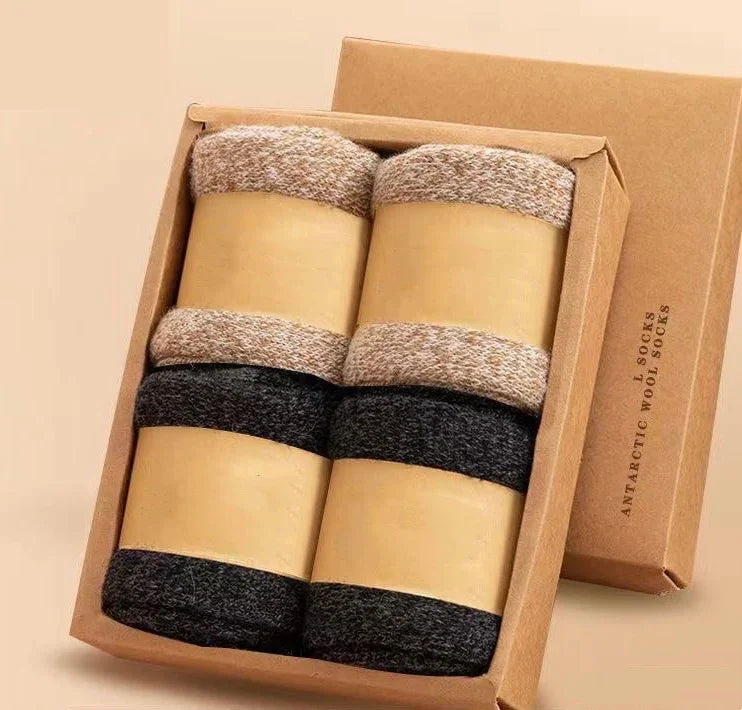 4Pairs/Lot Men's Winter Super Thick Thermal Socks Wool | SAMAG