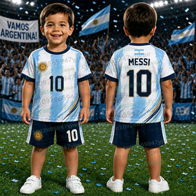 Special Messi 10 Football Jersey Tee Shorts Set Women Men | SAMAG