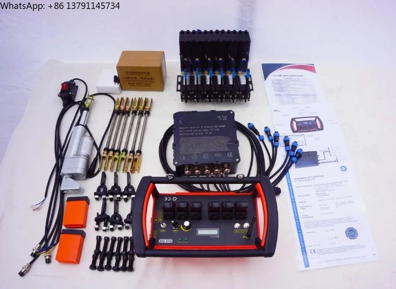 6 Joystick Functions Weightlifting12-24V Hydraulic Valve Truck Crane Remote Control