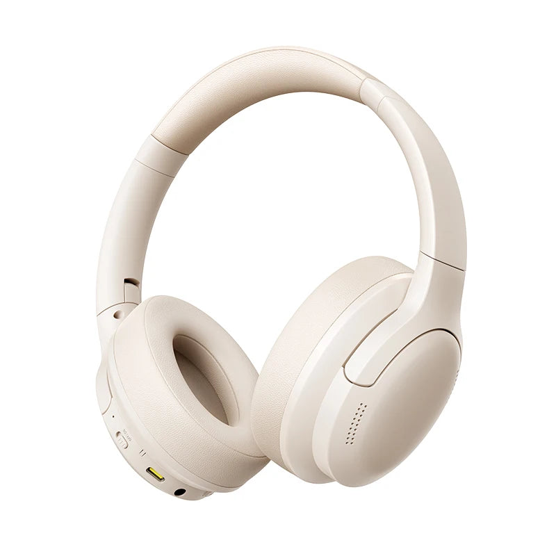 Baseus BH1 Lite ENC Wireless Headphones Bluetooth 6.0 Clear Call Headsets Super Bass Hit Earphones 80H Playtime Over Ear Headset