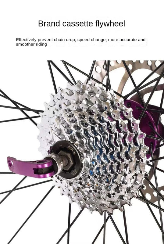 MTB26/27.5-Inch Aluminum Alloy Four Peilin Quick Detachable Mountain Wheel Set Wheel Hub 120 Sound Card Wheel Set