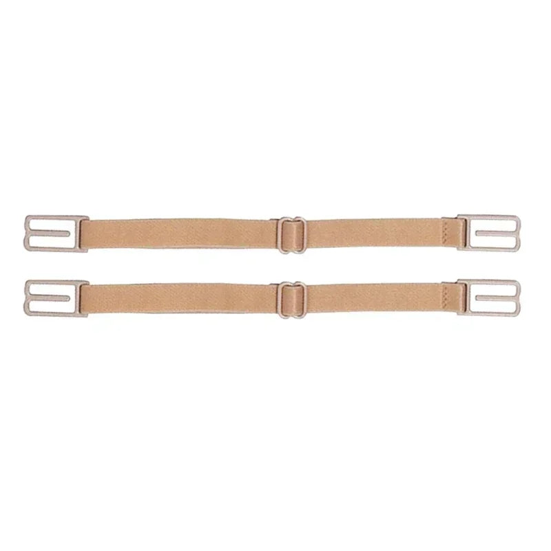 Anti-Slip Bra Strap Women Girl Adjustable Underwear Shoulder Belt Back Hasp Holders Buckle Belt Invisible Elastic Bra Strap Gift