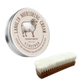 Sheep Oil Leather Conditioner & Polish Wax Kit with Soft Wool Brush -Lanolin Care Cream for Shoes, Boots, Furniture, Bags & Sofa