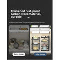 Kitchen Shelf Space - saving Kitchenware Storage Rack Adjustable Pot 3 - 4 Tiers Under Sink/Corner - View 6 | SAMAG