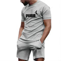 Summer Men's Sets Fashion Tracksuit Short Sleeve T Shirts+Sport Suit Casual Clothing Joggers S - 4XL - View 7 | SAMAG